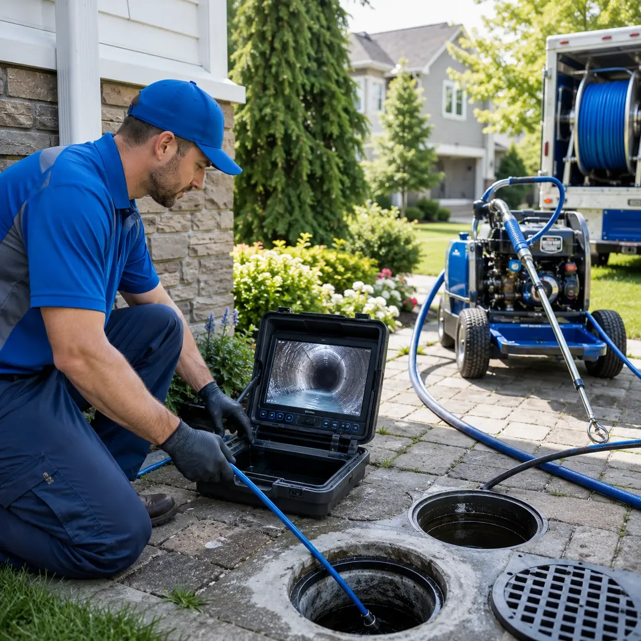Outdoor drain cleaning professionals serving Ohlman, IL